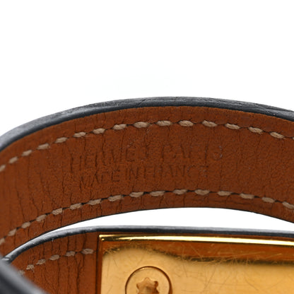 Hermes Box Rivale Double Tour Bracelet XS Black 3 of 4