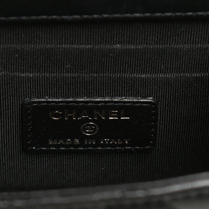 Chanel Lambskin Quilted Mini Trendy CC Clutch With Chain Black 6 of 11