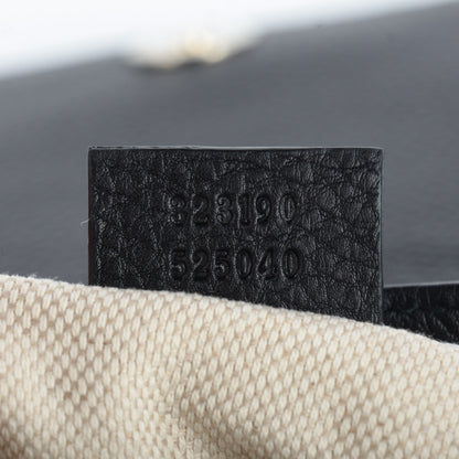 Gucci Pebbled Calfskin Small Soho Flap Crossbody Black 7 of 7