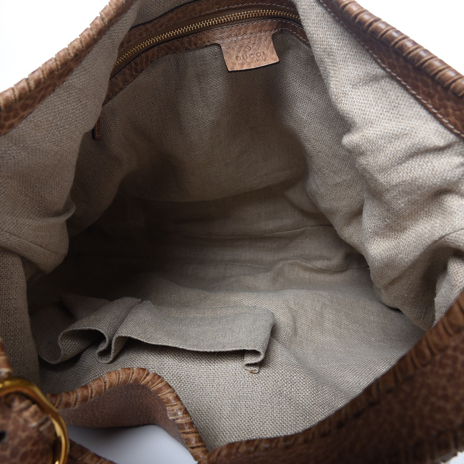Gucci Calfskin Whipstitch Large New Jackie Hobo 6 of 8