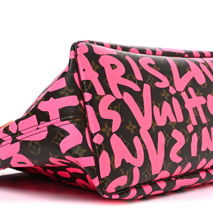 Louis Vuitton Monogram Graffiti Neverfull GM Fuchsia 8 of 10