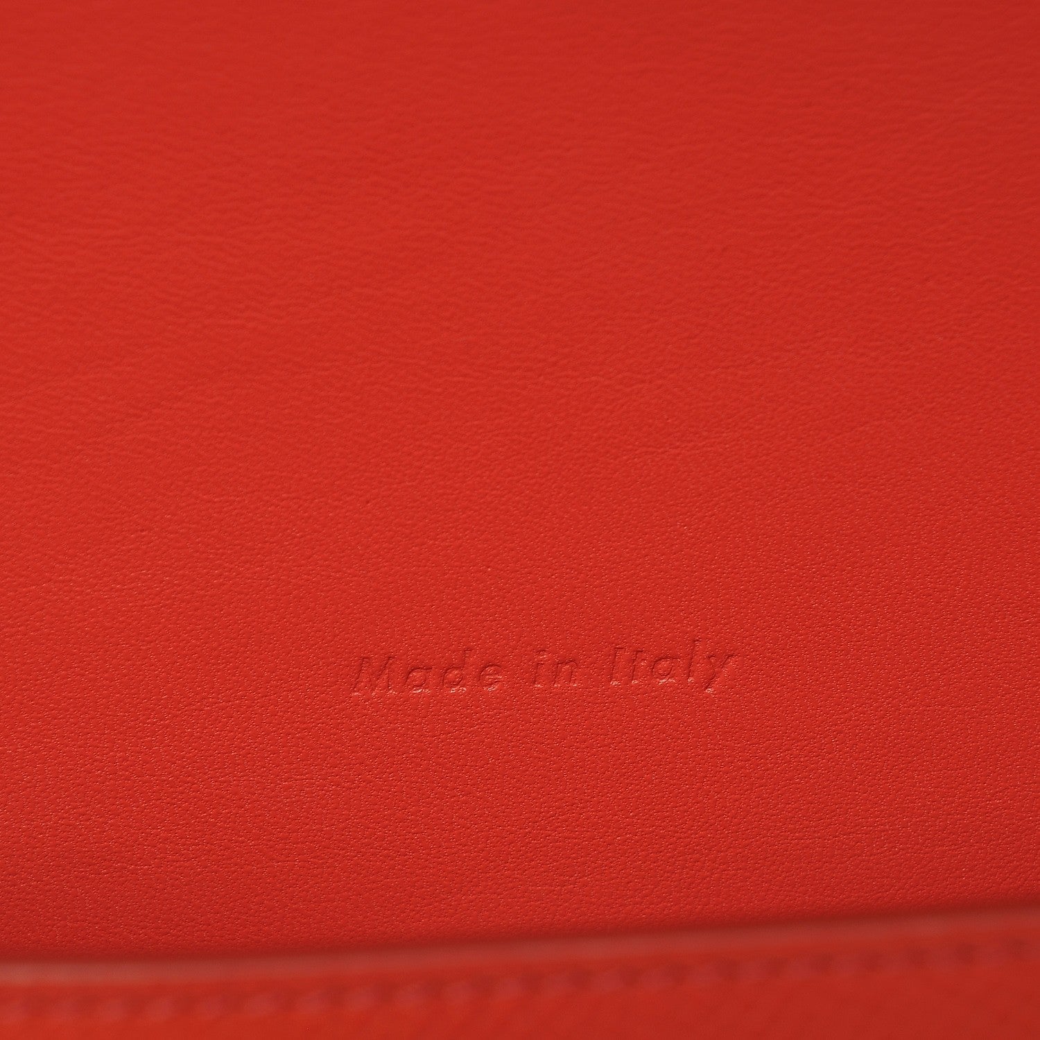 Celine Grained Calfskin Compact Trotteur Poppy 6 of 8