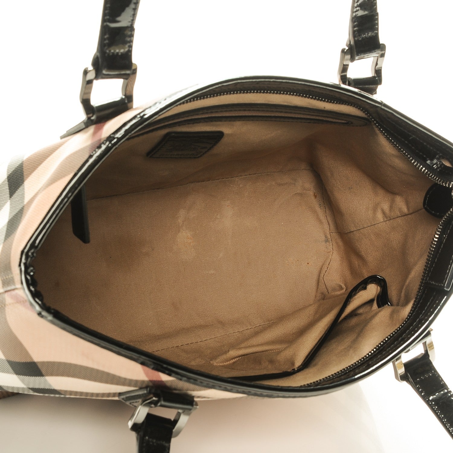 Burberry Nova Check Medium Tote Black 5 of 11