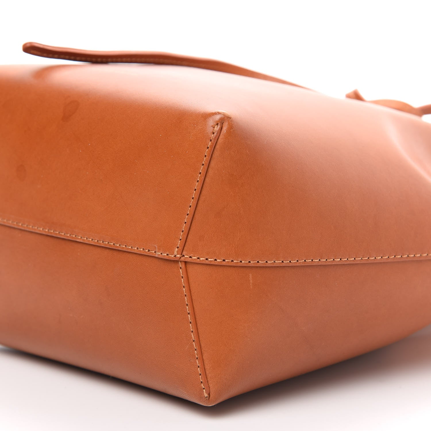 Mansur Gavriel Vegetable Tanned Calfskin Mini Bucket Bag Cammello Dolly 8 of 11