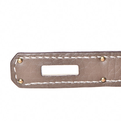 Hermes Taurillon Clemence Kelly Retourne 28 Etoupe 21 of 37