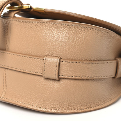 Chloe Grained Calfskin Small Marcie Saddle Bag Light Tan 9 of 11