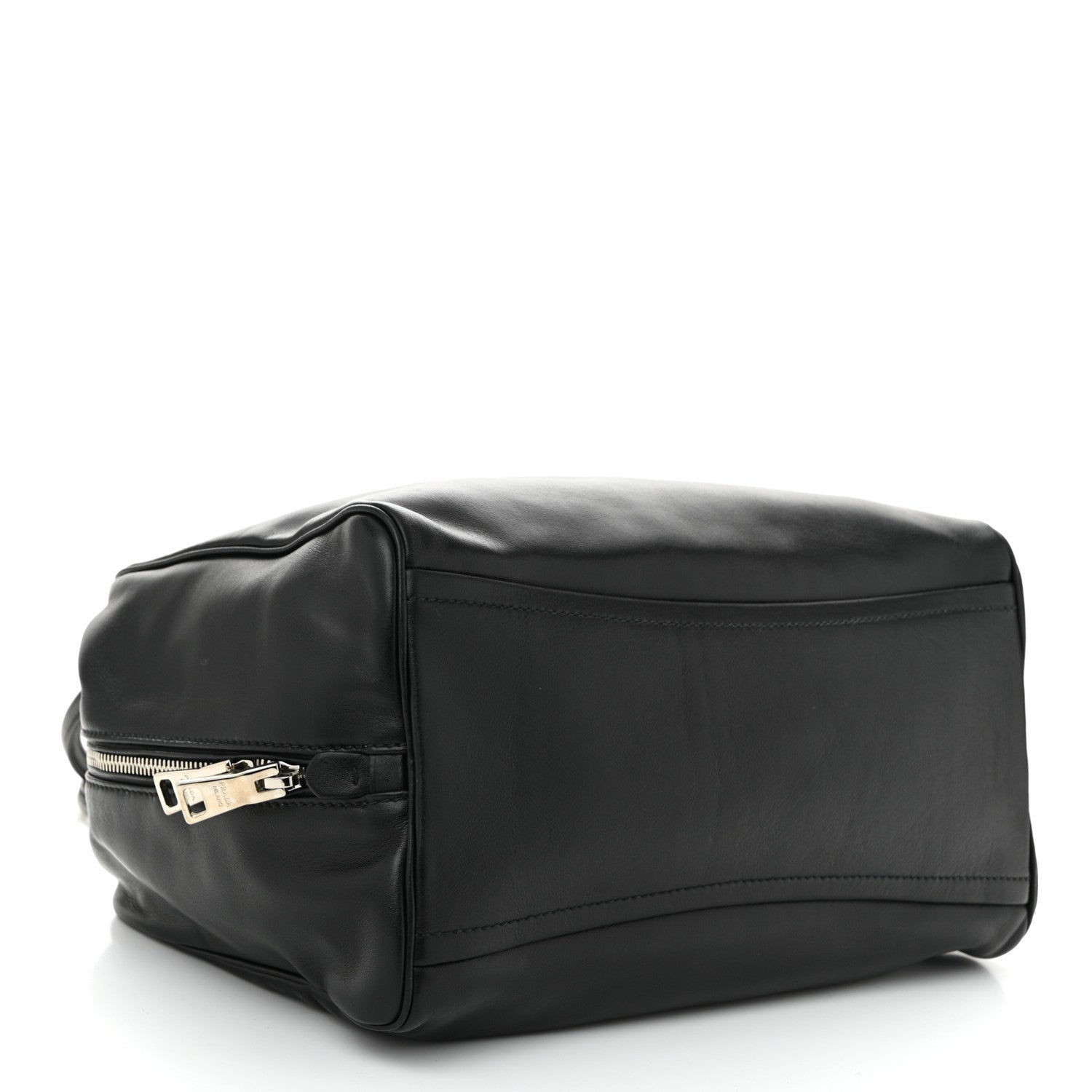 Prada Soft Calf Large Inside Tote Black Mughetto 4 of 12