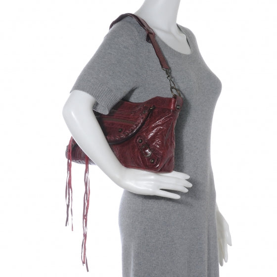 Balenciaga Chevre First Rouge Grenat 2 of 11