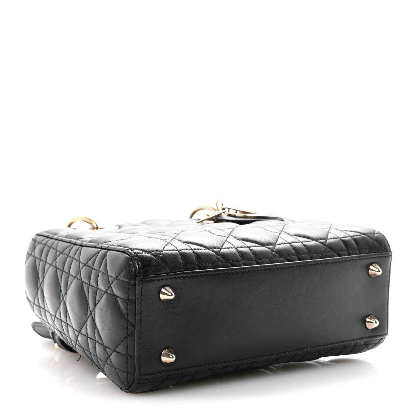 Lambskin Cannage Small My ABCDior Lady Dior Black