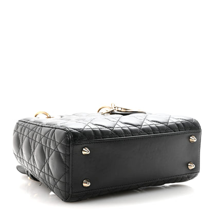 Christian Dior Lambskin Cannage Small My ABCDior Lady Dior Black 4 of 9