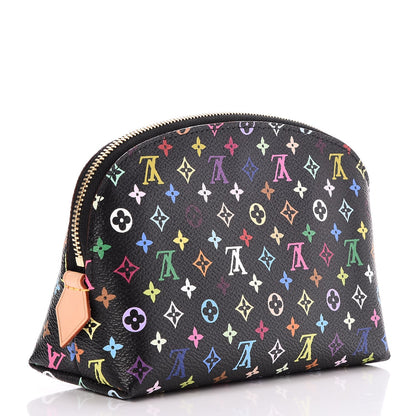 Louis Vuitton Monogram Multicolor Cosmetic Pouch Black Grenade 3 of 6