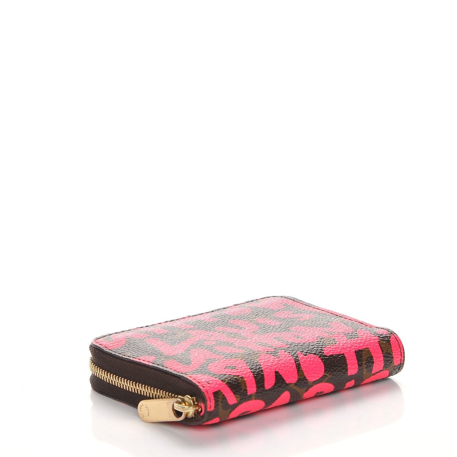 Louis Vuitton Monogram Graffiti Zippy Coin Purse Fuchsia 4 of 8