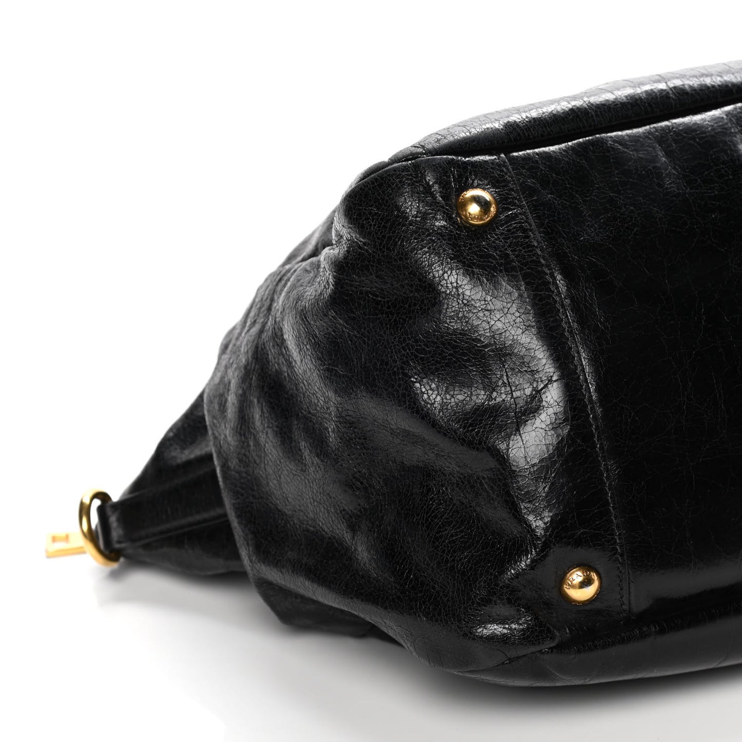 Vitello Shine Tote Black