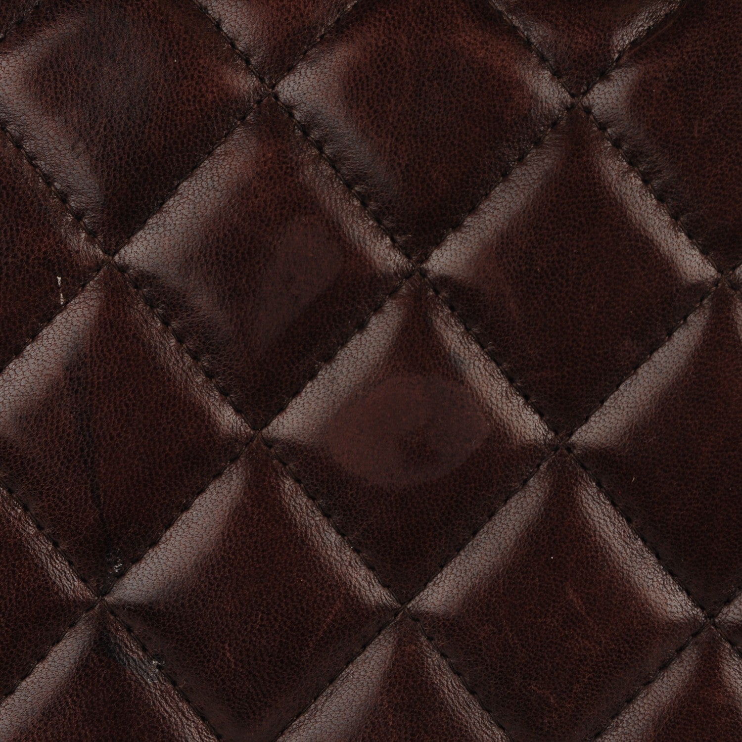 Chanel Lambskin Quilted Jumbo Kelly Flap Brown 6 of 10