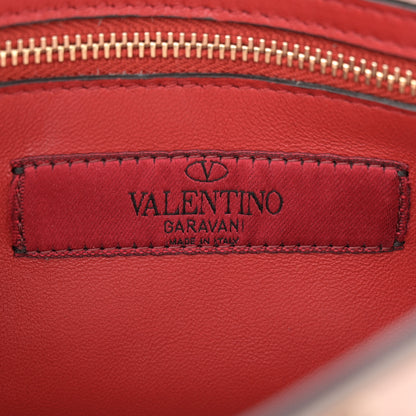 Valentino Garavani Lambskin Medium Rockstud Spike Shoulder Bag Poudre 6 of 15