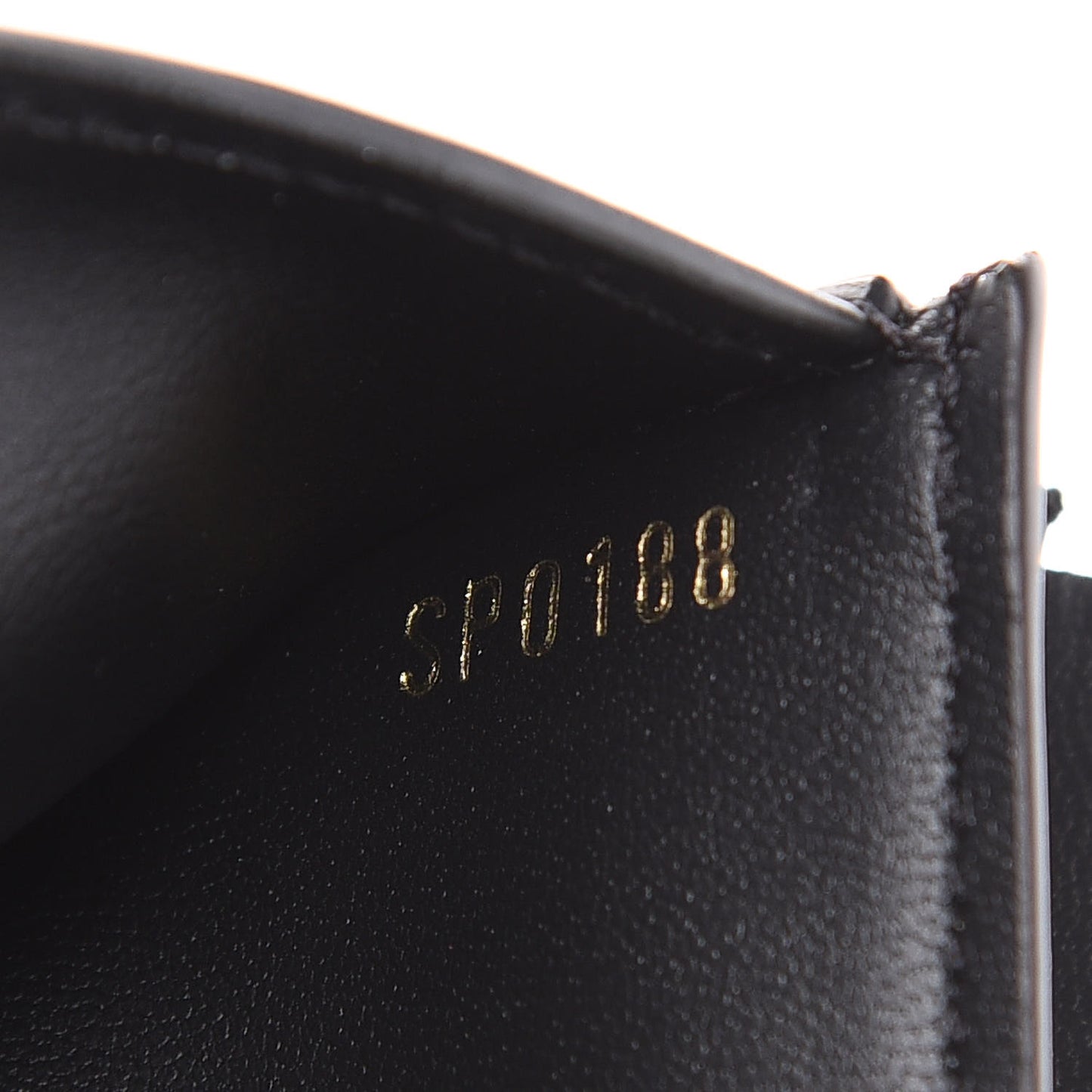 Monogram Flower Lock Compact Wallet Black