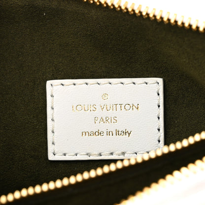 Louis Vuitton Lambskin Embossed Monogram Coussin BB White 7 of 13