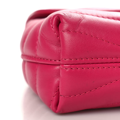 Louis Vuitton Calfskin LV New Wave Chain Bag Rose Freesia 7 of 8