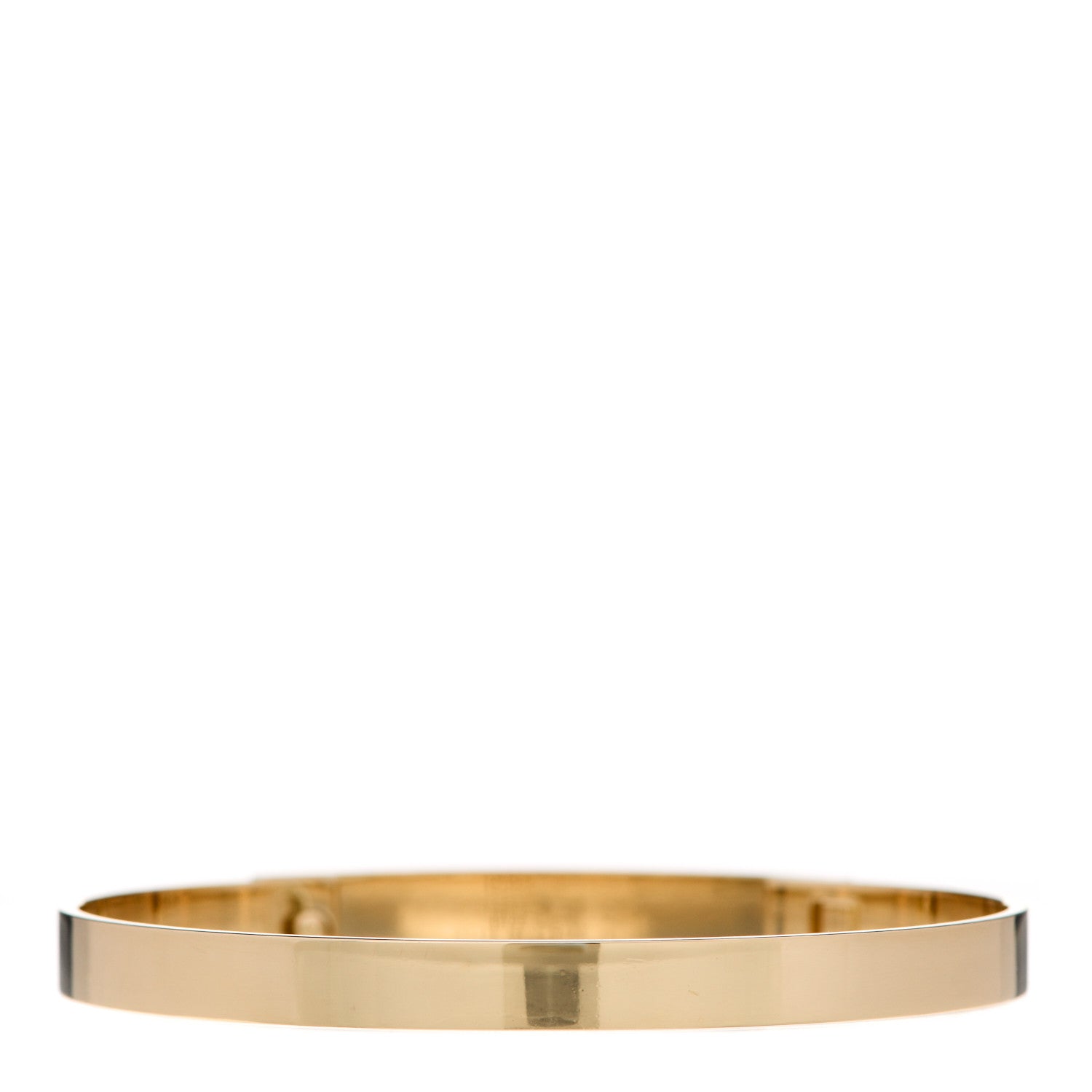 Hermes 18K Yellow Gold PM Collier De Chien Bracelet XL 3 of 5