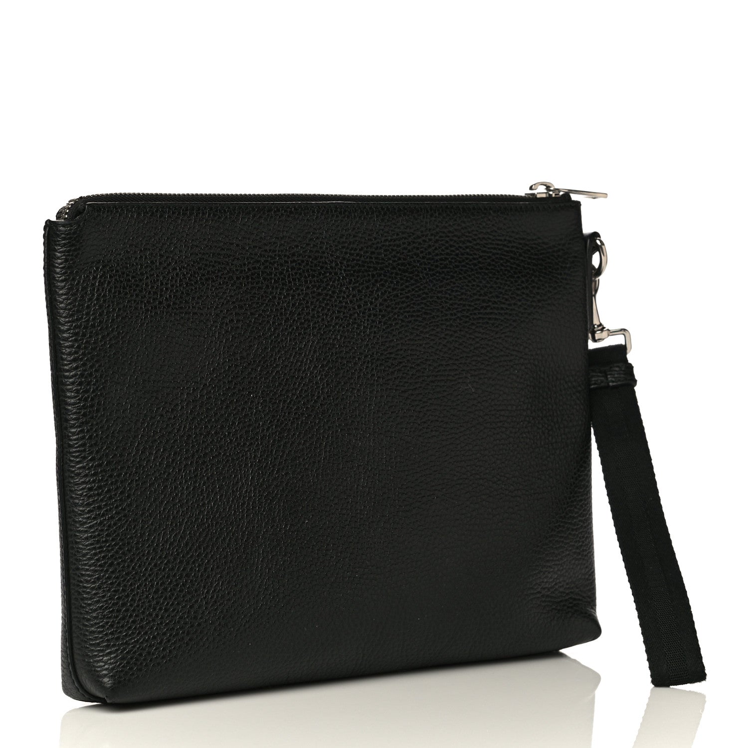 Gucci Pebbled Calfskin Clutch Black 2 of 14