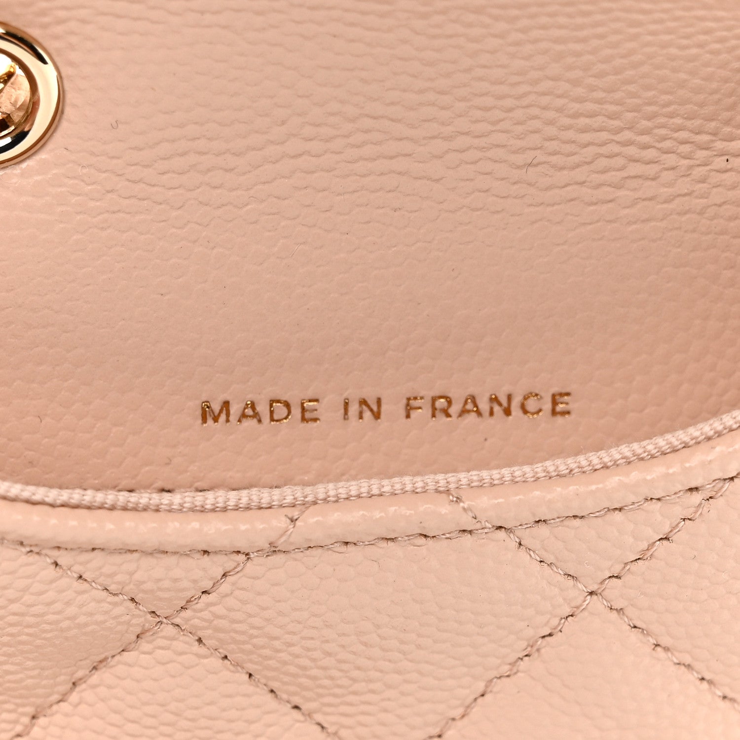 Chanel Caviar Quilted Mini Chain Belt Bag Light Beige 6 of 11