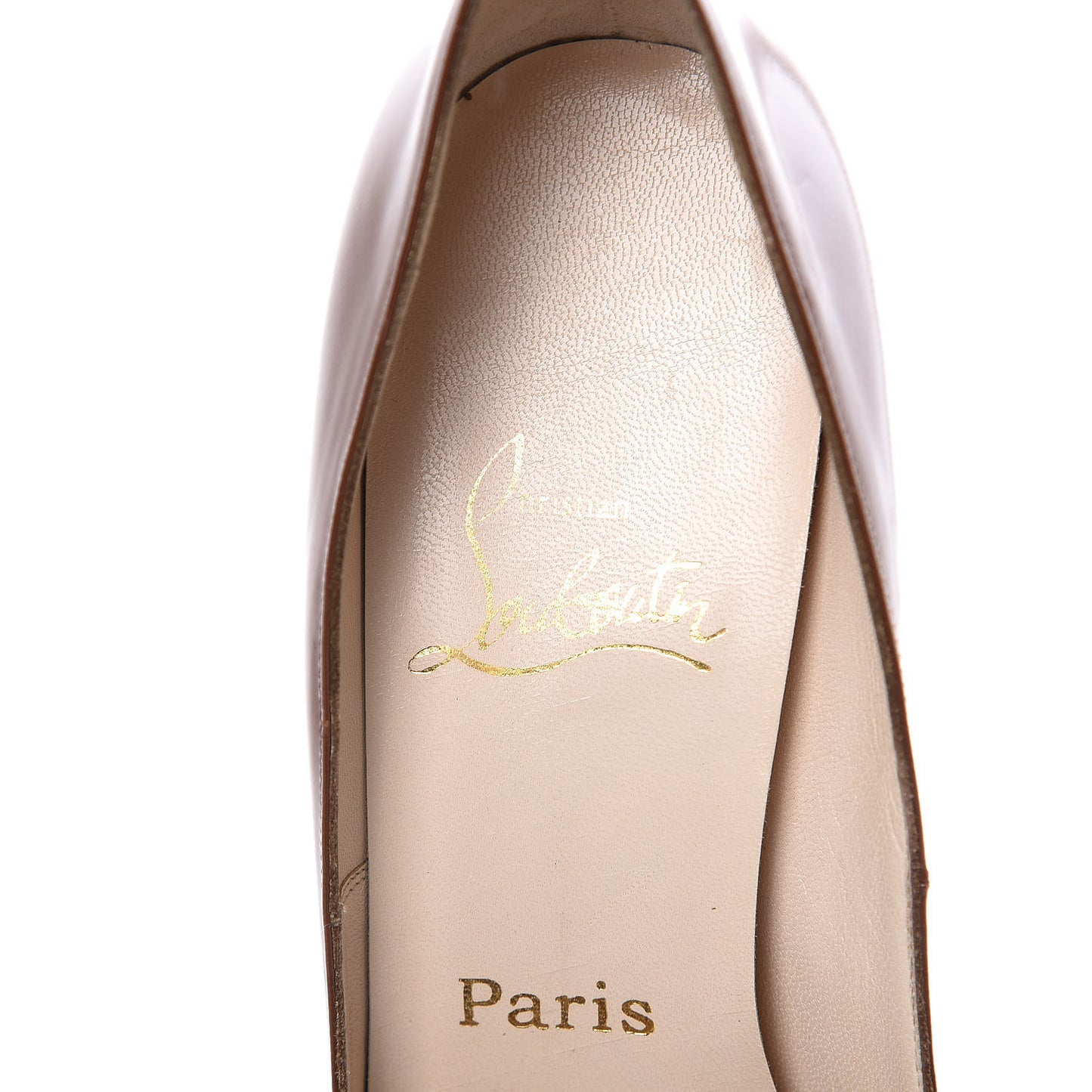 Patent Moon Bow 100 Peep Toe Pumps 39 Brown