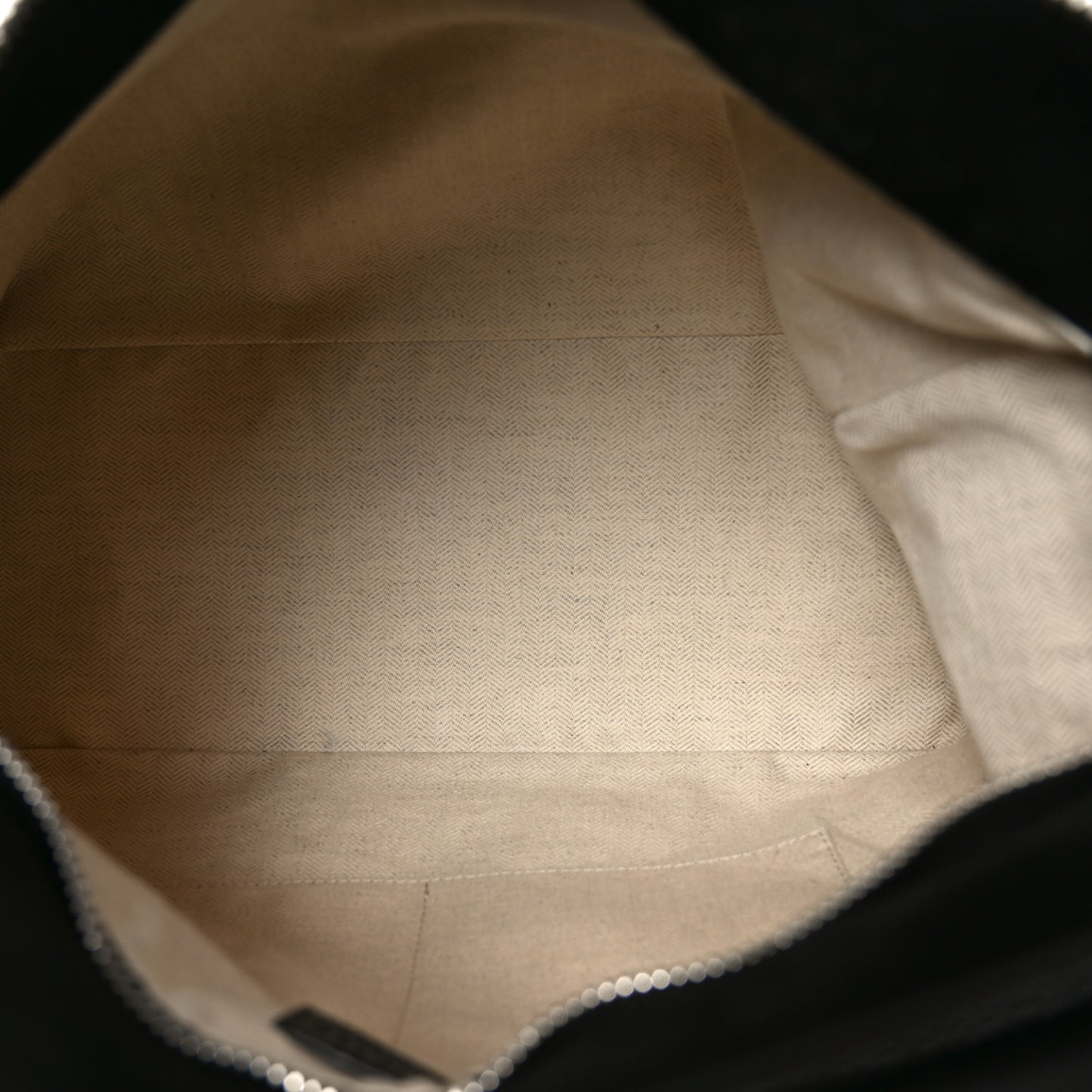 Grained Calfskin Large Puzzle Bag Black