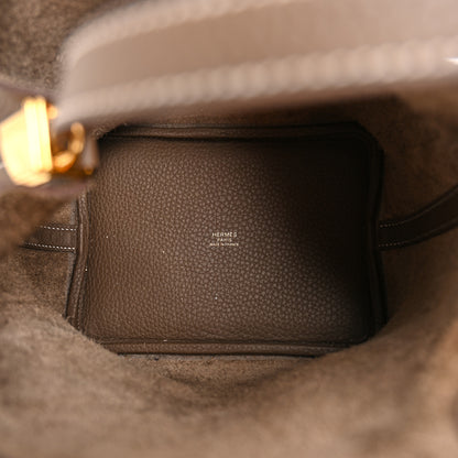 Hermes Taurillon Clemence Picotin Lock 18 PM Etoupe 5 of 11