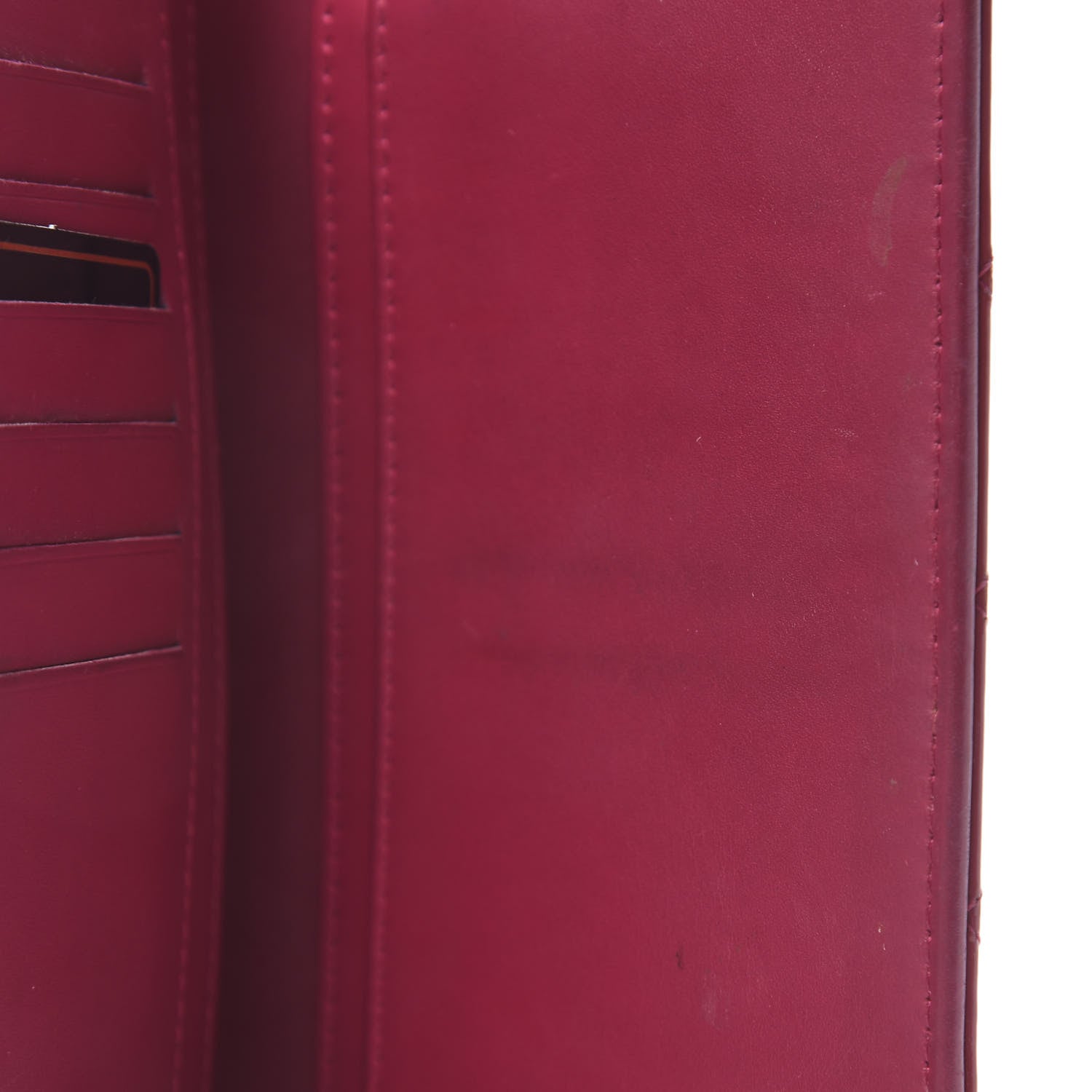 Chanel Patent Calfskin Quilted Large Brilliant Flap Wallet Fuchsia 10 of 11