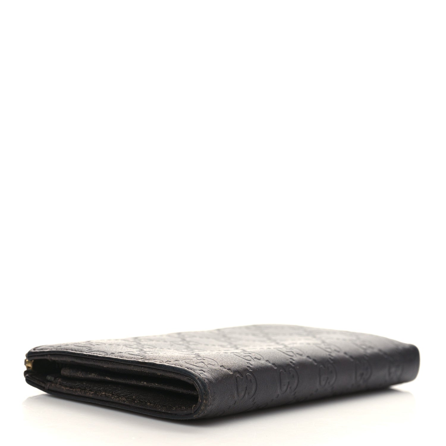 Gucci Guccissima Vitello Tender Donna Long Wallet Testa di Moro 4 of 6