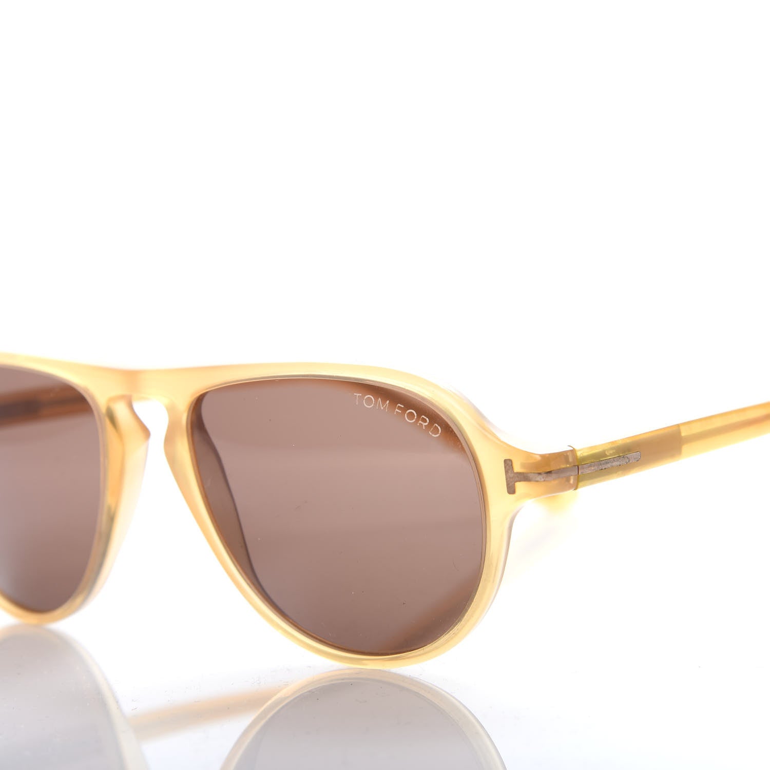 Tom Ford Maxime Sunglasses TF 107 Yellow 7 of 8