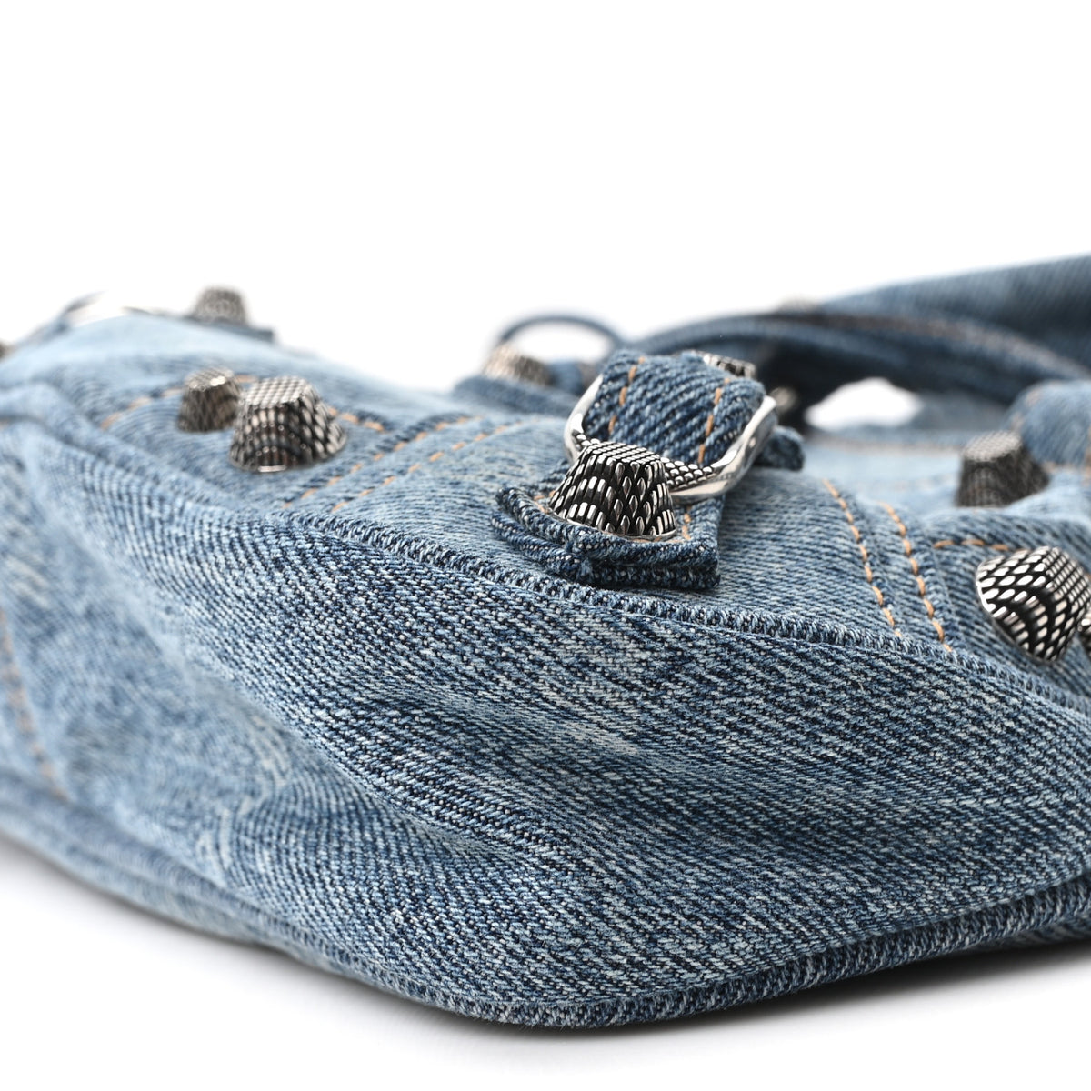 Balenciaga Denim Neo Cagole Mini Blue 11 of 11