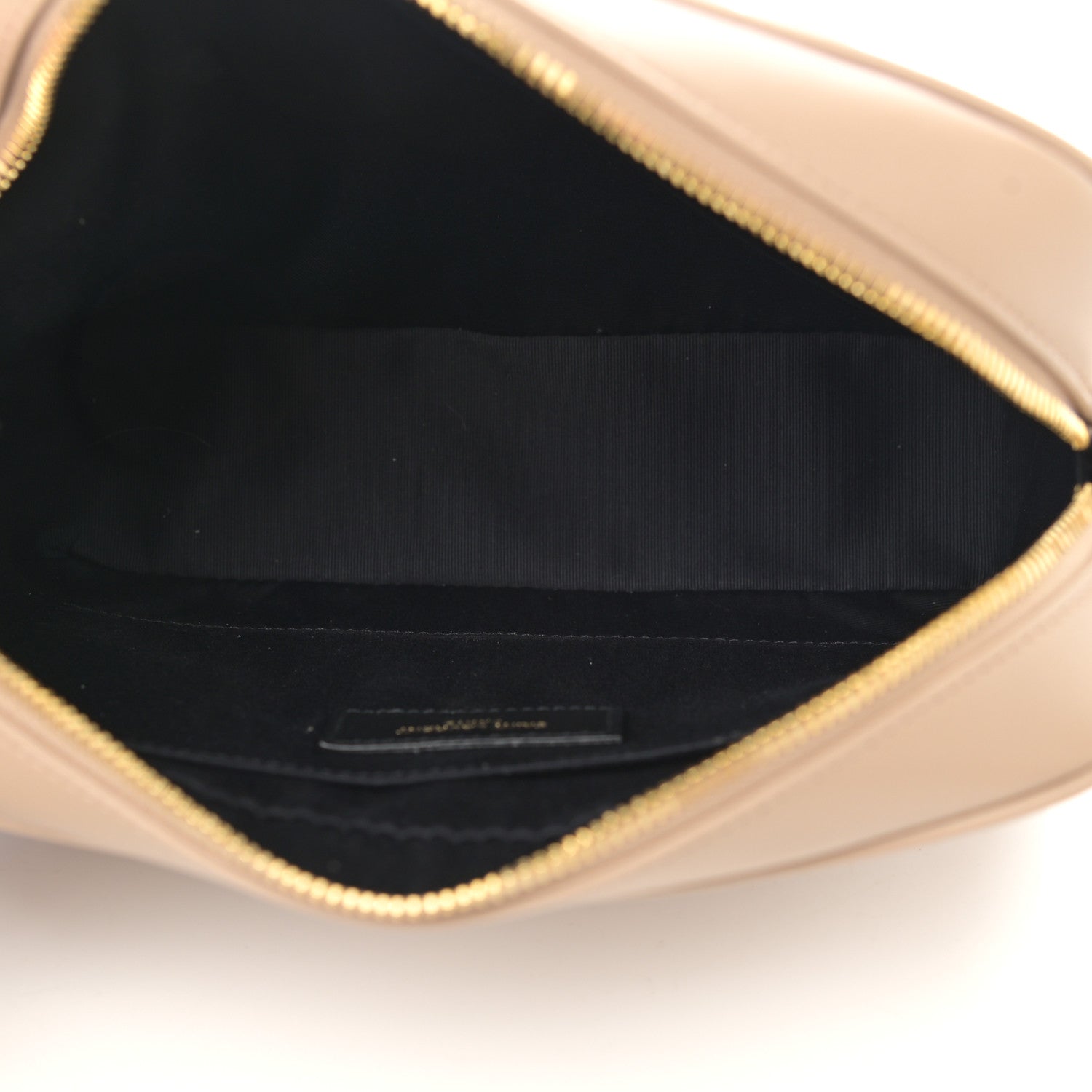 Saint Laurent Calfskin Matelasse Monogram Lou Camera Bag Dark Beige 5 of 8