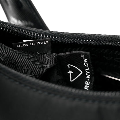 Prada Tessuto Nylon Mini Re-Edition 2000 Bag Black 7 of 13