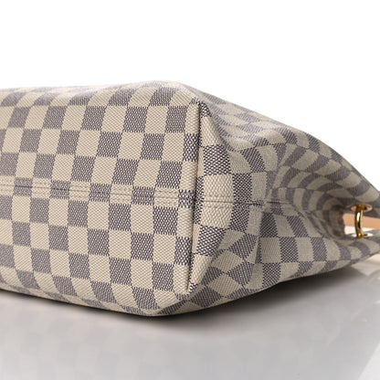Louis Vuitton Damier Azur Graceful PM Rose Ballerine 9 of 11