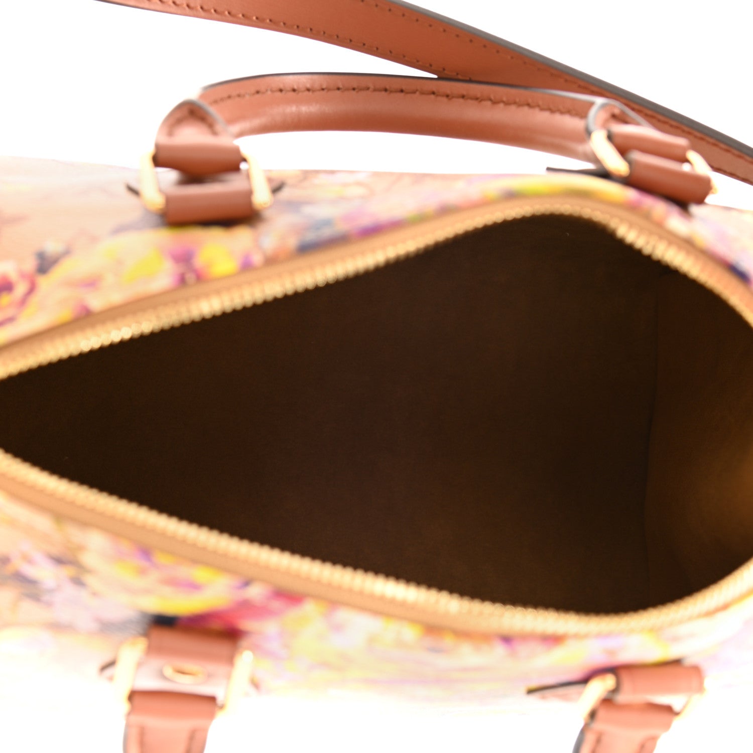 Louis Vuitton Metallic Monogram LV Garden Speedy Bandouliere 25 Gold 5 of 8