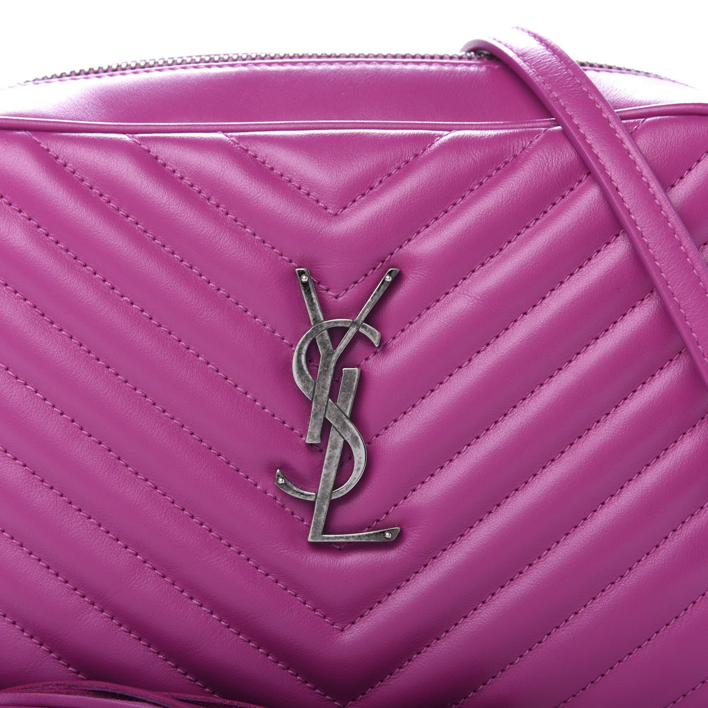 Calfskin Matelasse Monogram Lou Camera Bag Electric Fuchsia