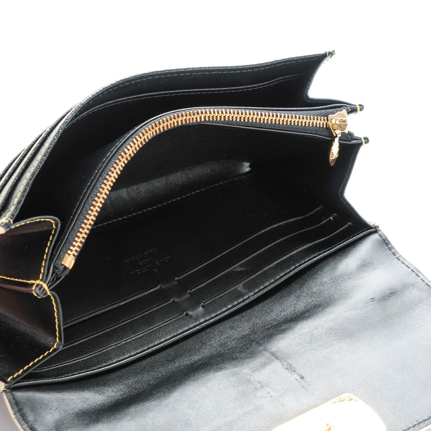 Louis Vuitton Suhali Le Favori Wallet Black 5 of 7