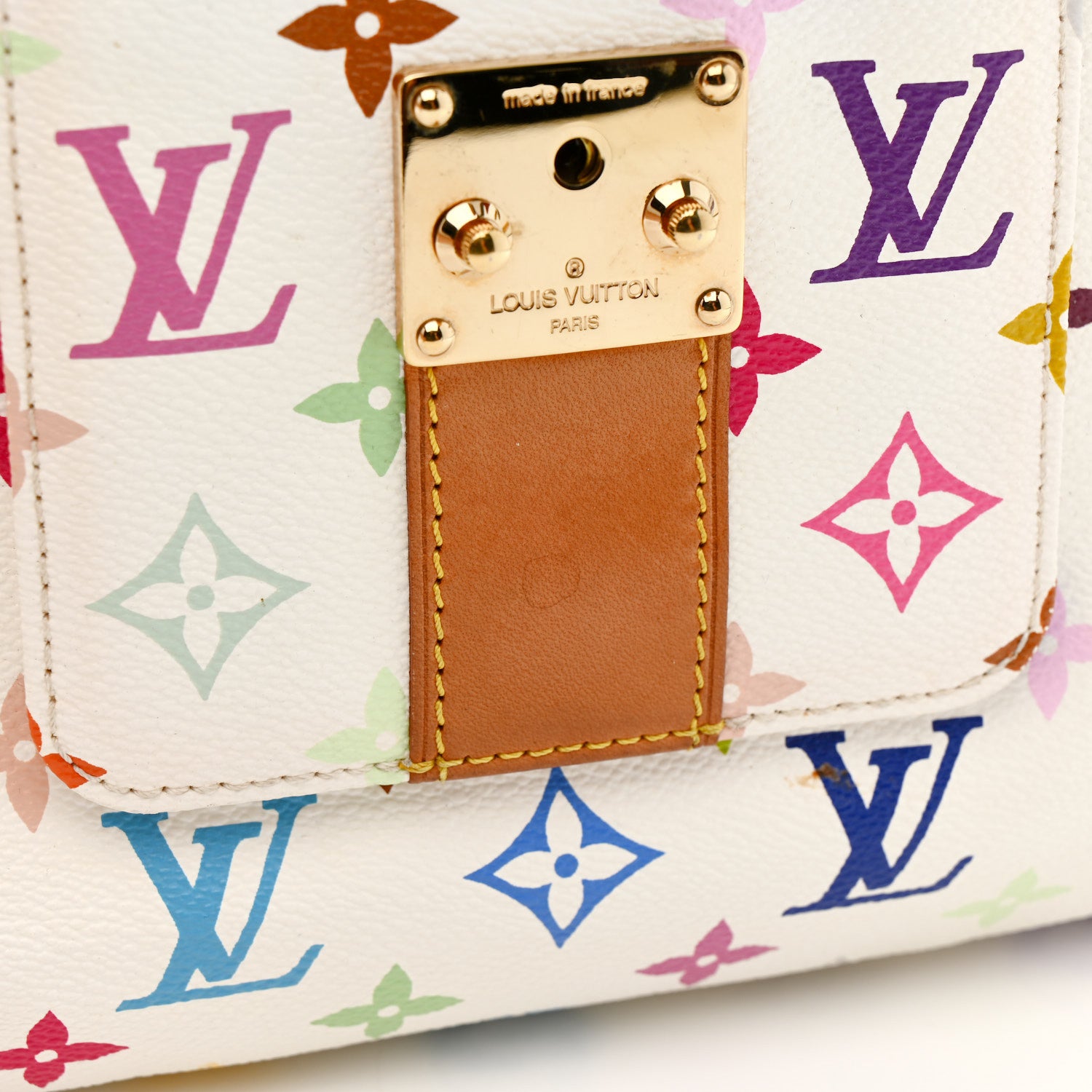 Louis Vuitton Monogram Multicolor Speedy 30 White 12 of 15