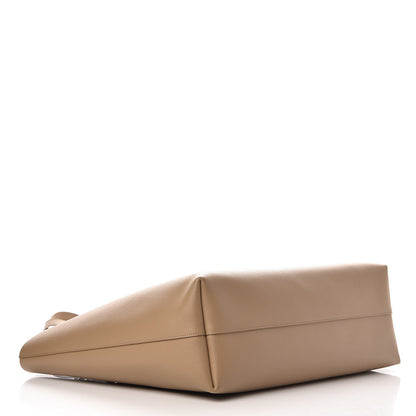 Saint Laurent Calfskin Large Shopping Tote Dark Beige 5 of 13