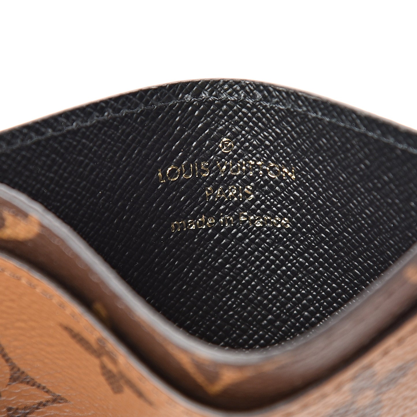 Reverse Monogram Card Holder
