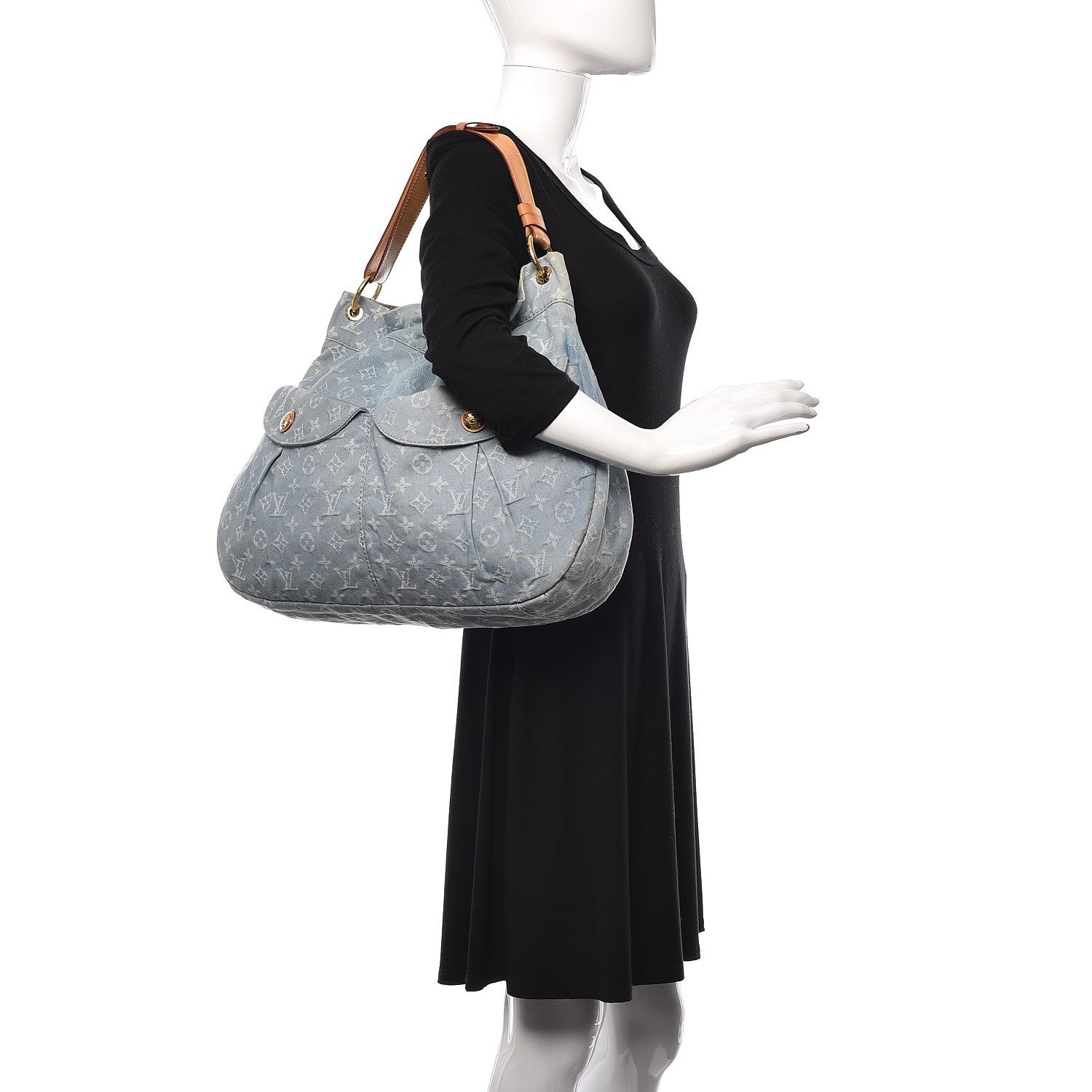 Louis Vuitton Denim Daily GM Blue Clair 2 of 10