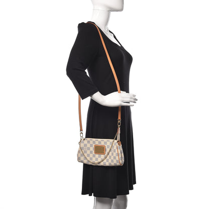 Louis Vuitton Damier Azur Eva Clutch 2 of 10