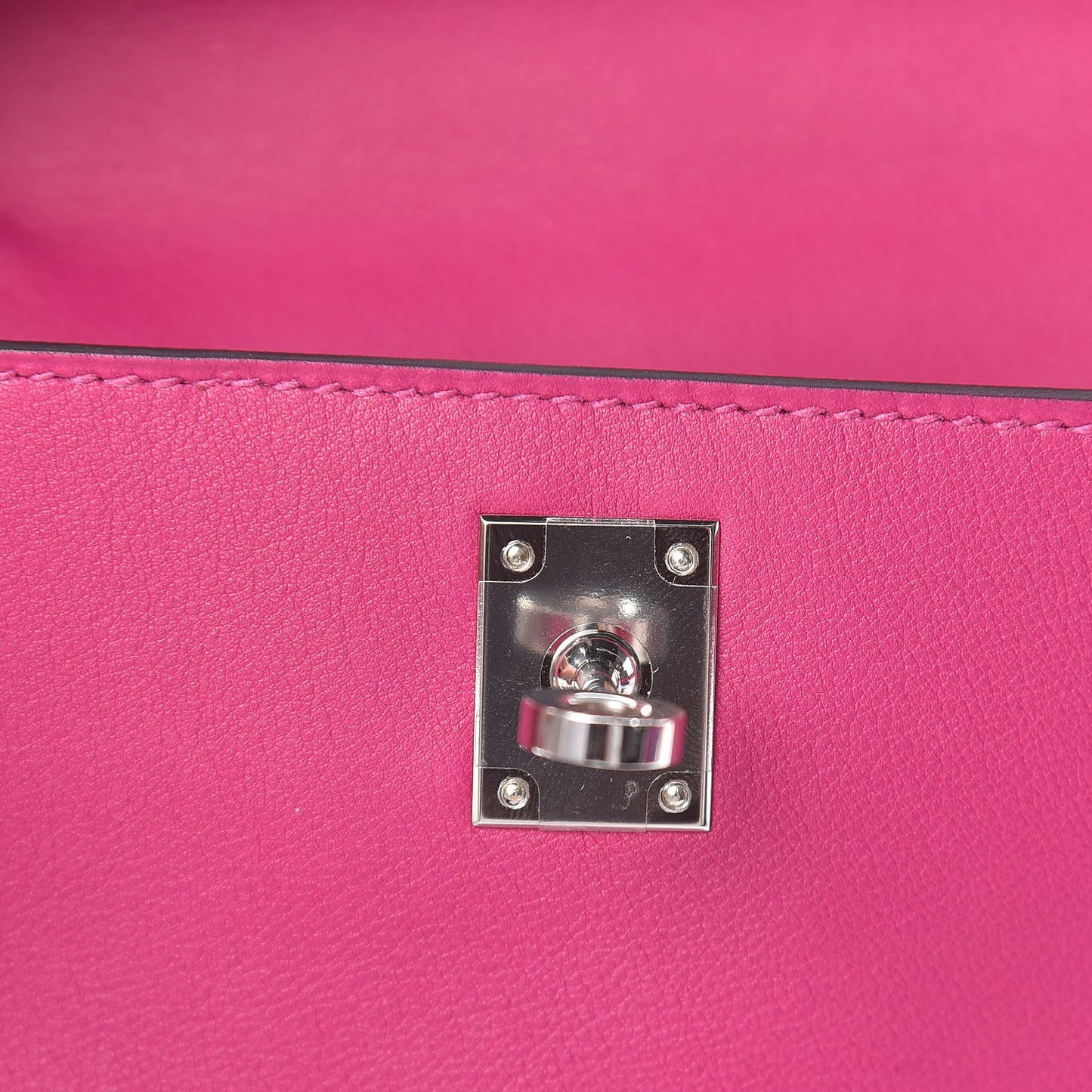Swift Kelly Pochette Clutch Rose Pourpre