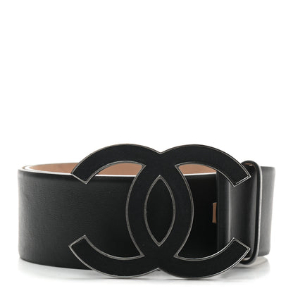 Chanel Calfskin CC Belt 75 30 Black 1 of 5