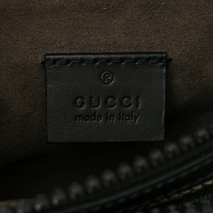 Gucci GG Supreme Monogram Belt Bag Black 6 of 10