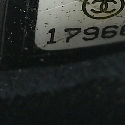 Chanel Lambskin Quilted Mini Graphic Flap Bag Black White 7 of 11