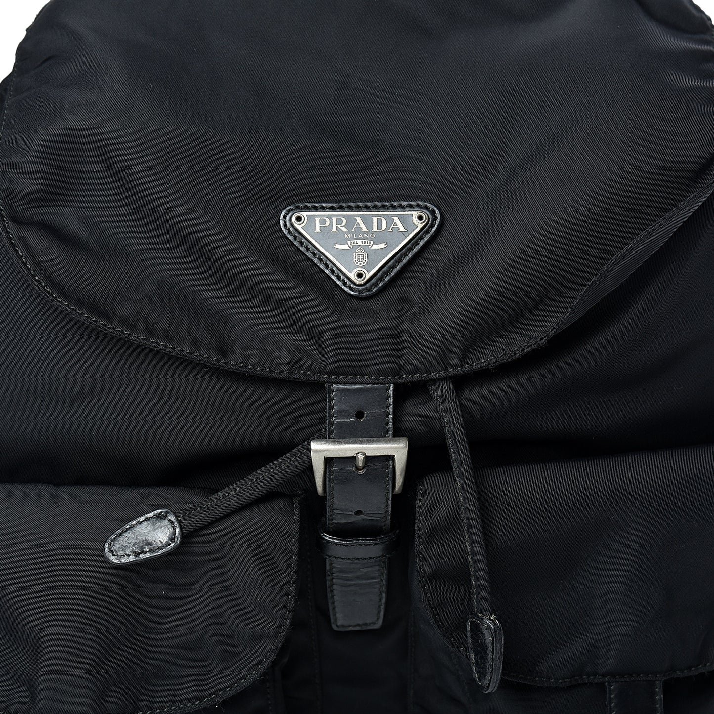 Nylon Vela Medium Backpack Black