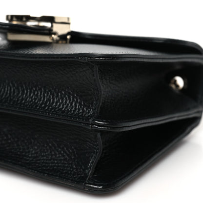 Gucci Dollar Calfskin Small Interlocking G Shoulder Bag Black 10 of 10