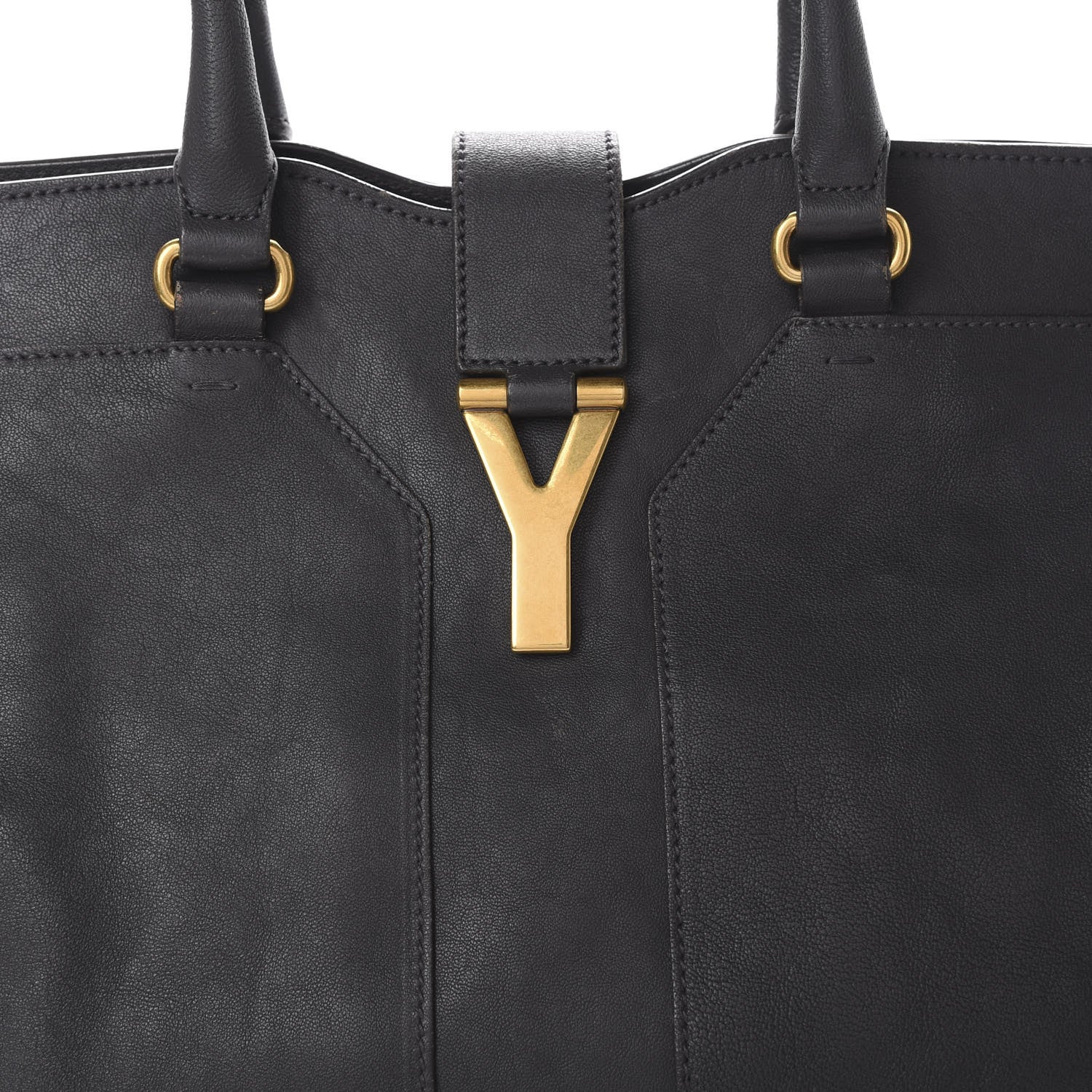 Saint Laurent Sheepskin Large Cabas ChYc Grey 7 of 21